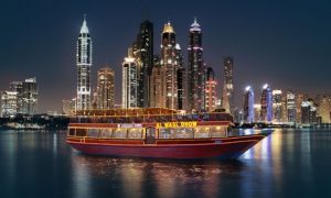 Al Wasl Dhow Cruise Dinner at Dubai Marina