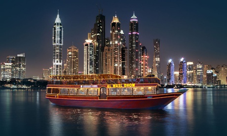 Al Wasl Dhow Cruise Dinner at Dubai Marina