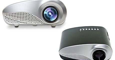 Portable LED Projector with USB