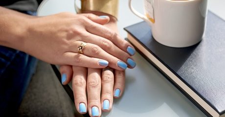 Customers can show their well-groomed nails painted with a traditional or Gelish polish at this beauty salon for AED49.00 at Discount Sales.