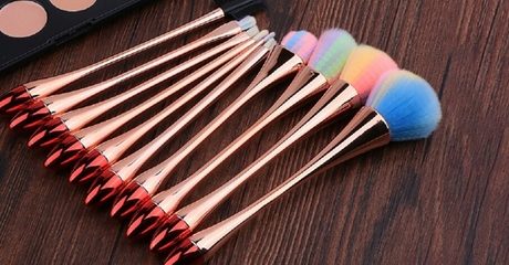 Ten-Piece Makeup Brush Set