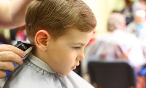 Boys can enjoy a fresh new look with an up-to-date haircut at this Abu Dhabi salon for AED25.00 at Discount Sales.
