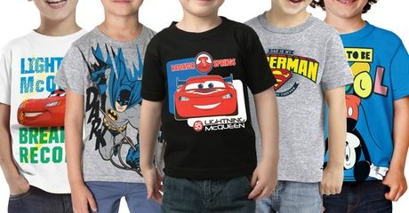 Boy's Licensed Character T-Shirts