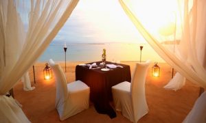 Candlelit Beach Dinner for Two