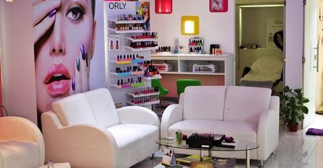 Clients can have their hands and feet pampered with a mani-pedi and paraffin treatment