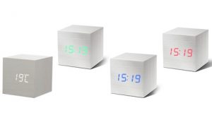 White Cube Clock