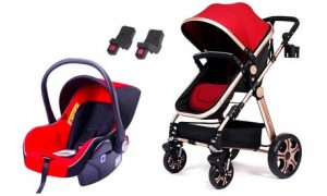 Luxury Travel System with Stroller & Baby Car Seat