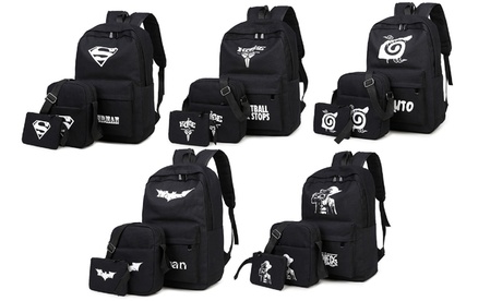 Luminous Backpacks Three-Pc Set