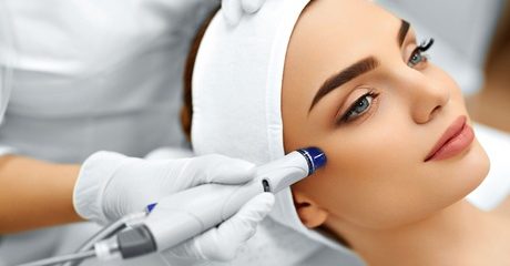 Microdermabrasion and Hydrafacial