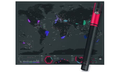 Scratch My City Capital Cities Map