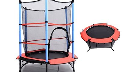 Trampoline with Removable Net