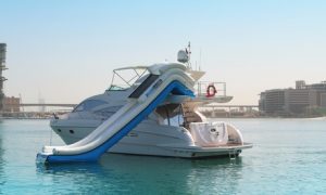 56-Foot Yacht and Water Slide Hire