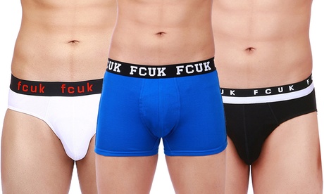 Men's FCUK Underwear Four-Pack