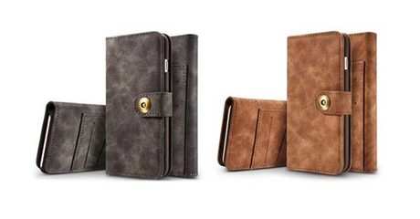 Phone Wallet with Detachable Case