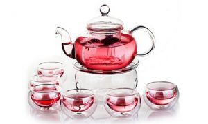 Chinese Gongfu Glass Tea Pot Set