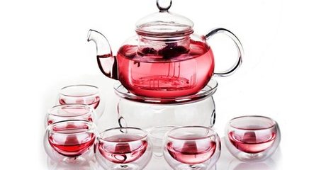 Chinese Gongfu Glass Tea Pot Set