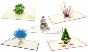 Five-Pack of 3D Greeting Cards