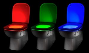 Motion-Activated Toilet LED Light