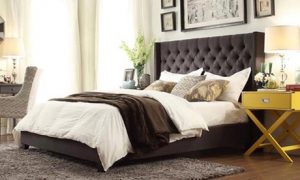 Skyline Upholstered Tufted Bed