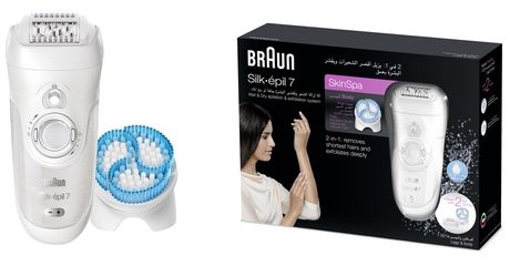 Braun Epilator and Hair Dryer Set