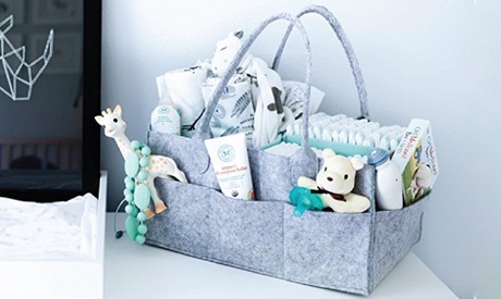 Felt Diaper Caddy Organiser