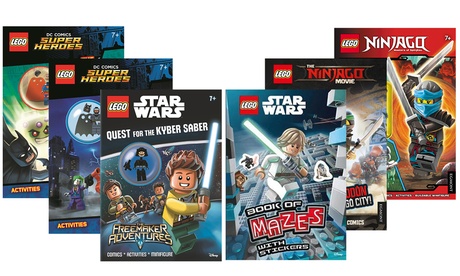 Two Lego Books with Minifigures