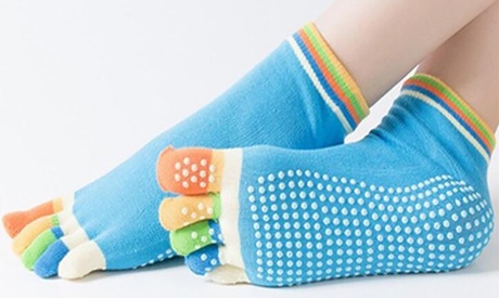 Women's Five-Finger Yoga Socks