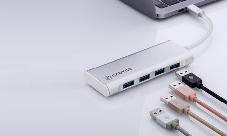 Cadyce USB-C to USB Four-Port Hub