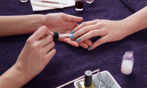 Gelish Manicure and Pedicure