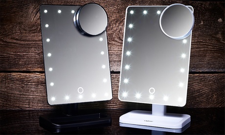 Touchscreen LED Make-Up Mirror