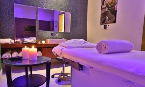 Up to four clients can be pampered with a relaxing spa treatment or personalised facial