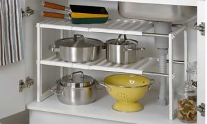 Adjustable Kitchen Organiser Rack