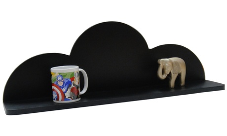 Cloud-Shaped Floating Shelf