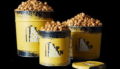66 Flavours of Popcorn Cones or Tins
