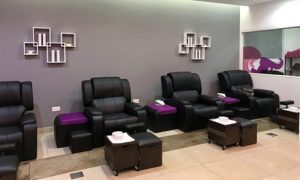 Customers can treat their fingers and toes to a classic or Gelish mani-pedi with an optional 30-minute foot treatment for AED59.00 at Discount Sales.