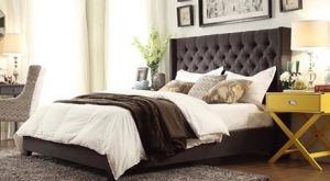 Skyline Upholstered Tufted Bed