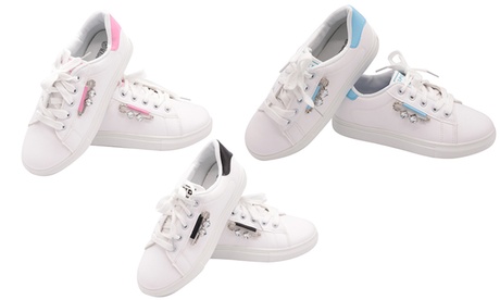 Women's Crystal-Detail Sneakers