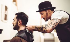 Gents can refresh their looks with a new haircut with the option to include a shave and manicure for a full pampering package for AED80.00 at Discount Sales.