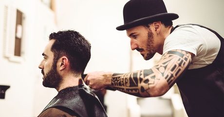 Gents can refresh their looks with a new haircut with the option to include a shave and manicure for a full pampering package for AED80.00 at Discount Sales.
