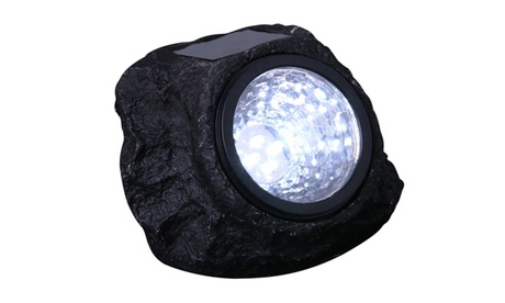 Solar-Powered LED Rocks