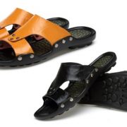 Men's PU Leather Slippers