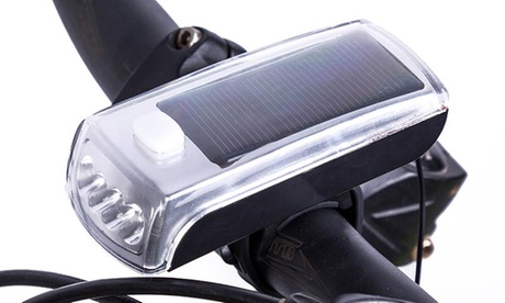 Solar LED Bicycle Headlight