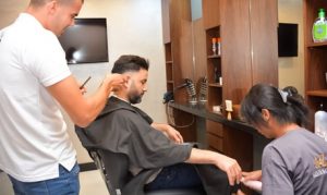 AED 100 Toward Barber Services