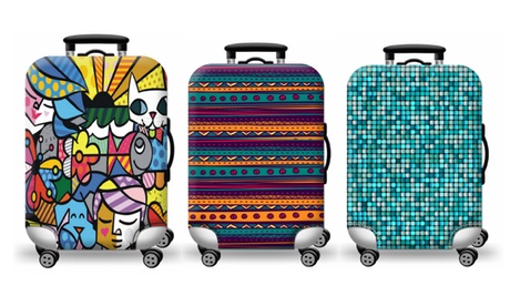 Abstract Theme Luggage Cover