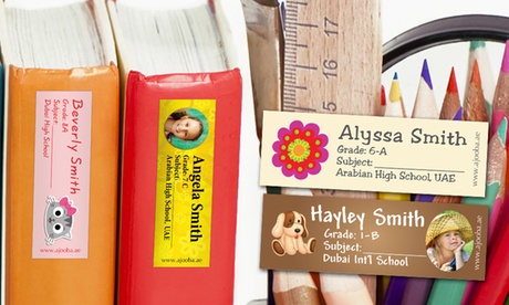 144 Personalised Book Labels