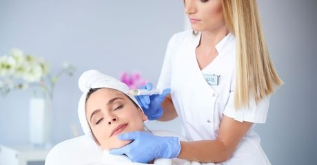 Facial Injection on Chin Area