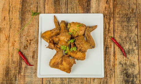 Fried Style Chicken Meal with Drink