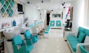 A nail technician can remove old gel polish or adorn fingers and toes with a splash of colour; located opposite the Emirates Discount Market for AED20.00 at Discount Sales.