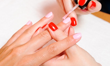 Manicure and Pedicure with Polish