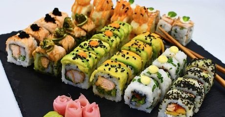 Takeaway or Delivery Sushi Meal
